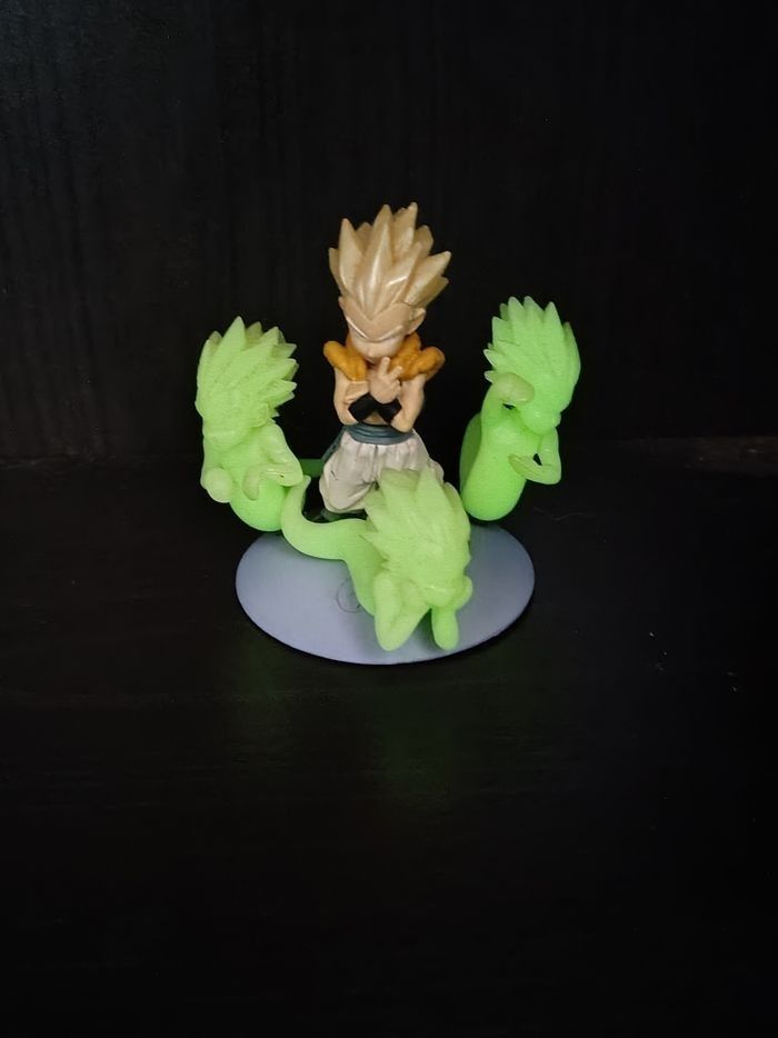Gashapon Dragon Ball Z Imagination HG Gotenks (Version Glow in the dark) RARE - photo numéro 5