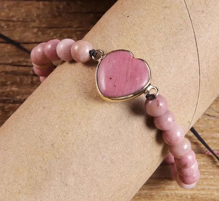 Bracelet rhodochrosite pierre - photo numéro 3