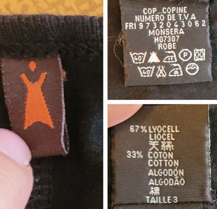 Tattoo Paris Robe  Longue TFr38/TM- Beige_Champagne avec Fines bretelles Dorées en TBE - photo numéro 5