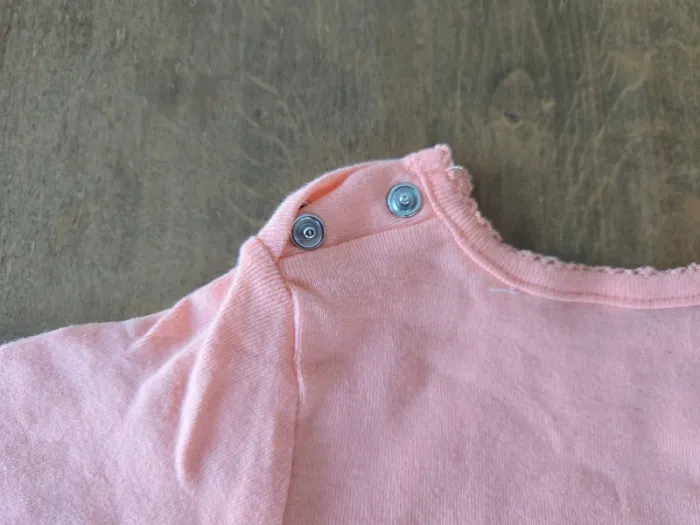 Tee-shirt manches longues Carter’s fille 12 mois - photo numéro 3