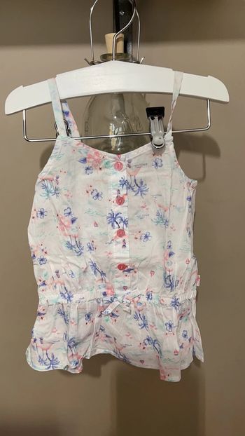 Chemisiers fille à bretelle 24-36 mois Sergent Major