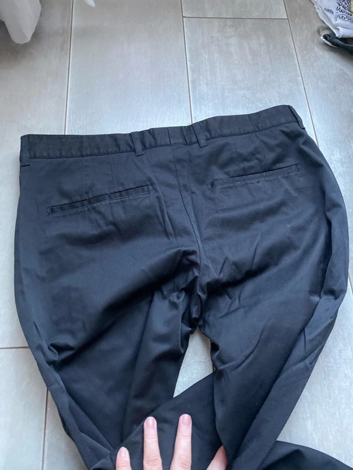 Pantalon noir, homme Zara, taille 42 - photo numéro 4