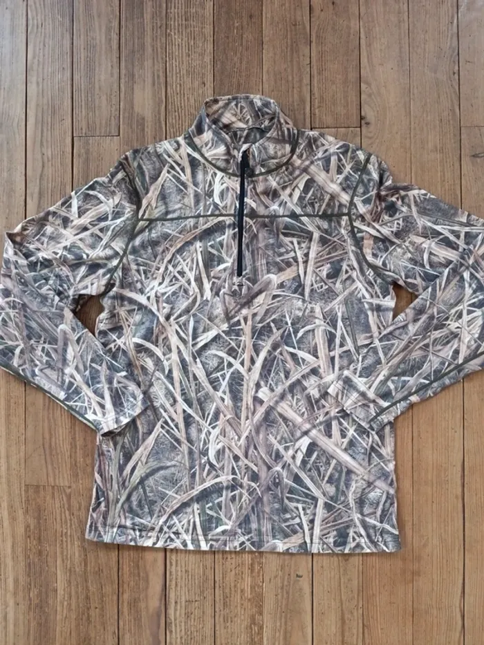 Sweat zippé terramar Camo realtree M