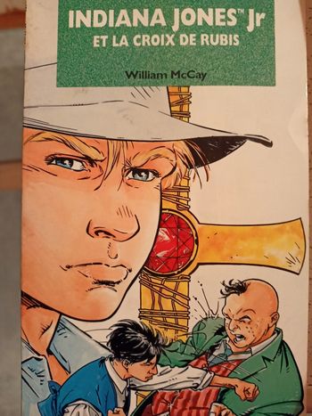 Livre Indiana Jones jr et la croix de rubis