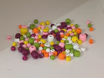 perles en bois à enfiler