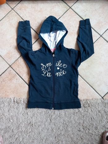 🐿veste sweat molletonné 8ans LIsa Rose