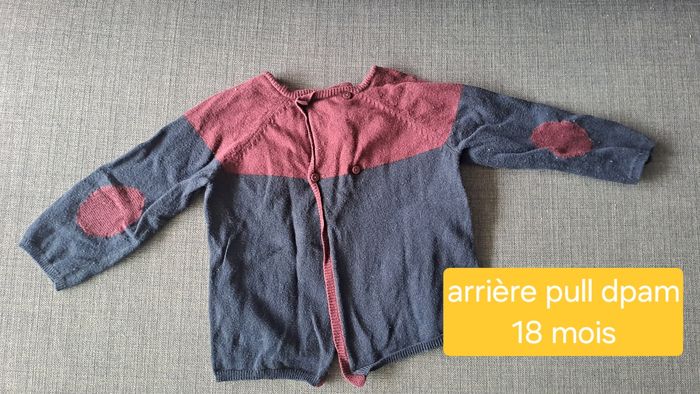 Pull 18 mois dpam comme neuf Ouverture dos - photo numéro 2