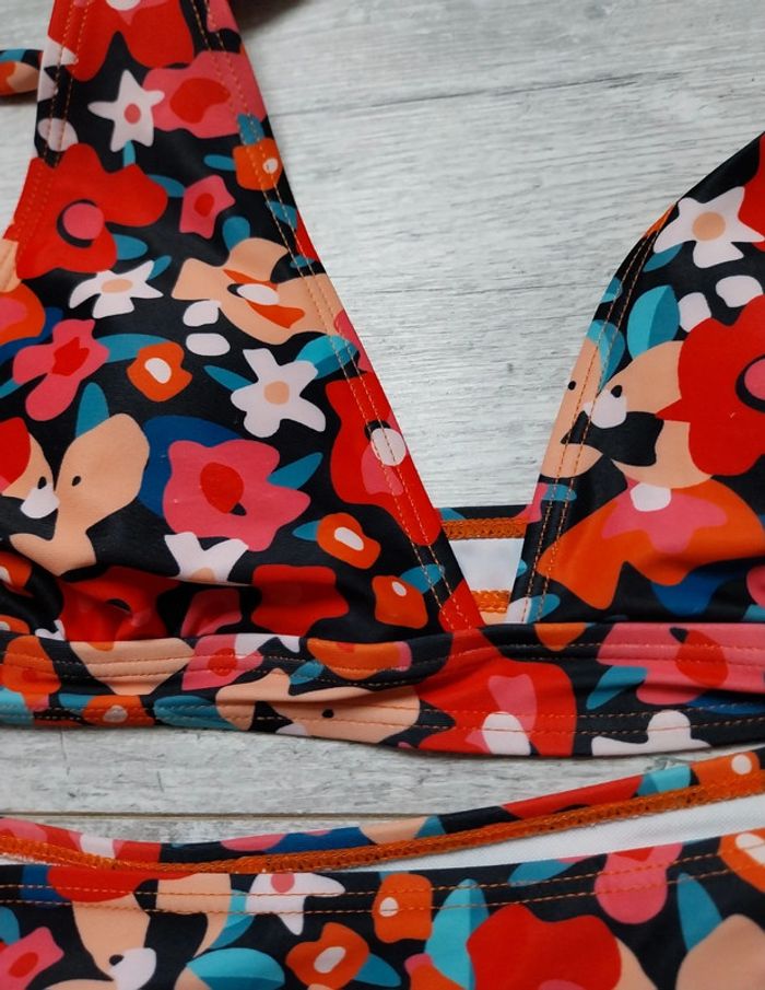 Maillot de bain 2 pièces fleuris - photo numéro 5