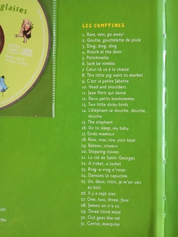 Livre CD : Les plus belles comptines anglaises - photo numéro 4