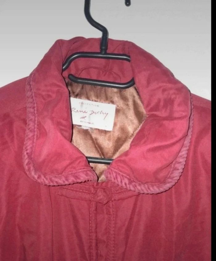 Manteau René Derhy Paris manteau vintage matelassée motif poches mi saison taille oversize 🌹 - photo numéro 4