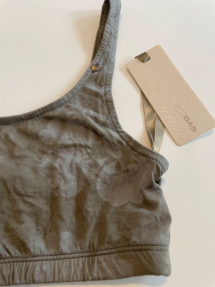 Brassière  camouflage et fleur taille S Gas - photo numéro 3