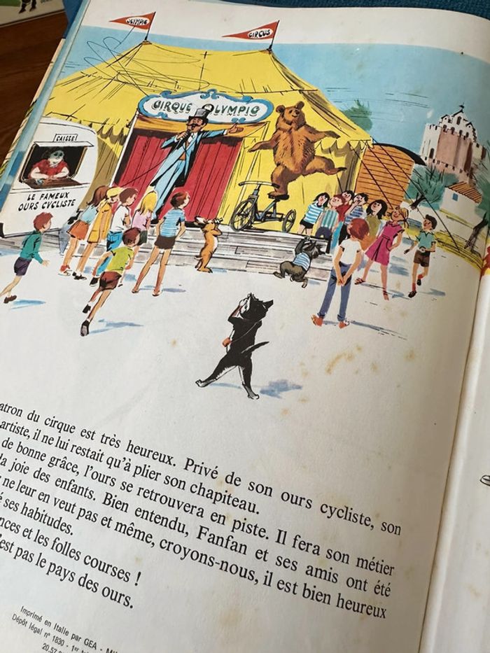 1970 Livre ancien Pierre Probst Fanfan et l’Ours de Camargue auteur Caroline bd album - photo numéro 4