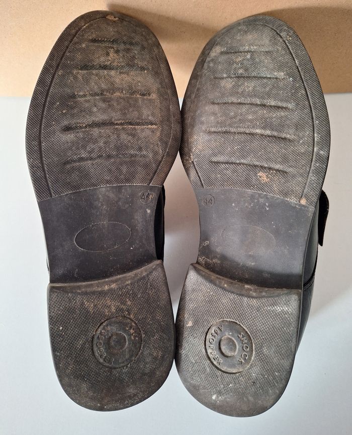 Chaussures homme noires à scratch - photo numéro 4