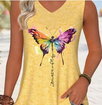 Tunique papillon taille 44 46 