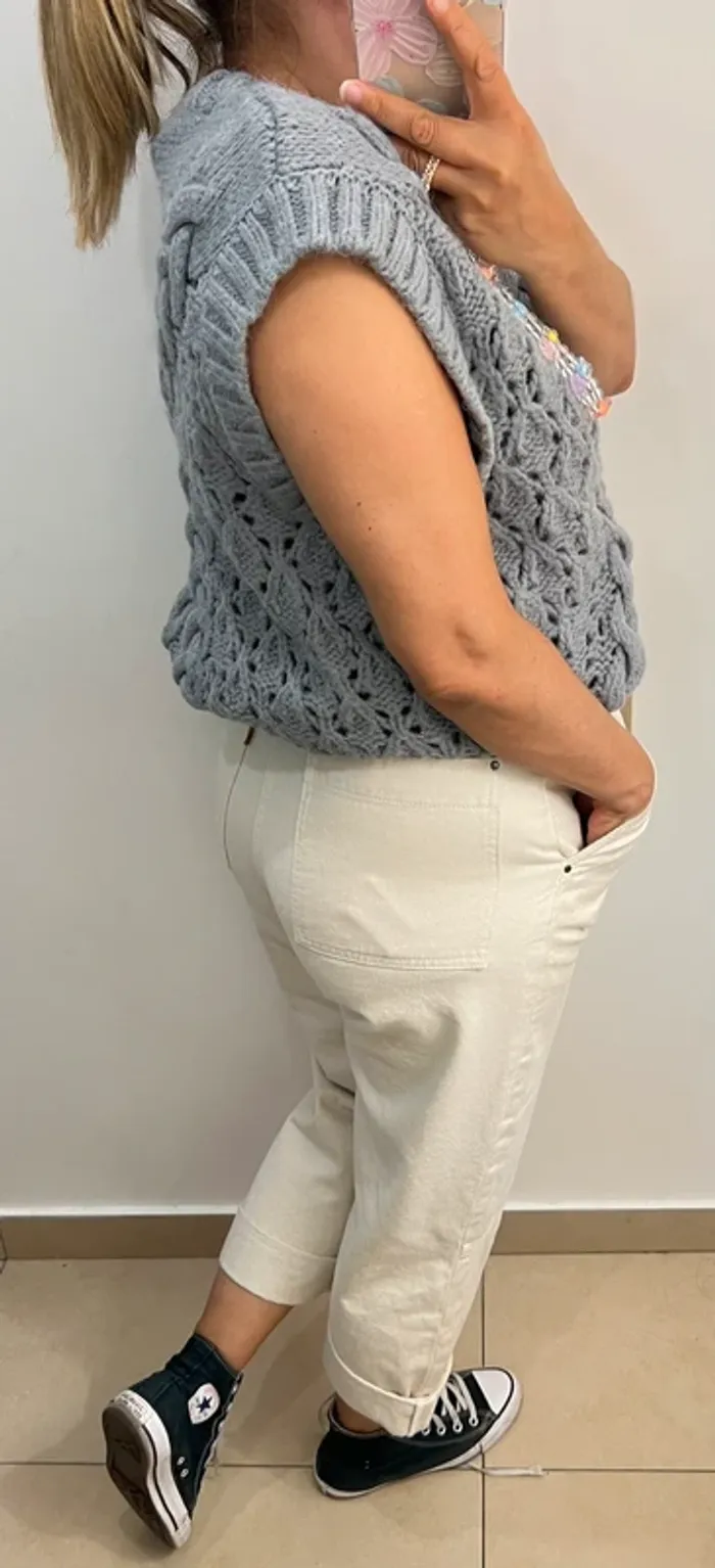Pull Sans Manche ZARA - photo numéro 5