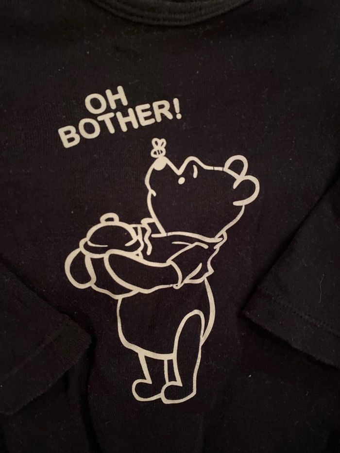Lot mixte exclusif Bodys Winny Poo, Disney 100% coton 9 mois a 12 mois - photo numéro 8