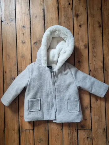 Manteau hiver capuche 18mois