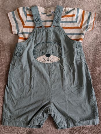 Ensemble 18 mois salopette Tee shirt
