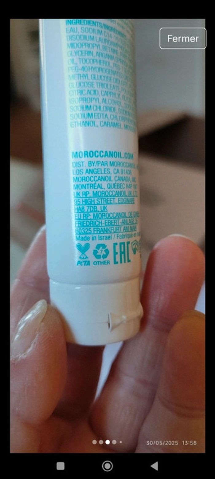 Maroccanoil Shower Gel / Gel Douche 30 ml
Neuf Emballé - photo numéro 3