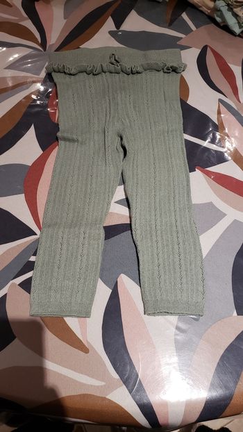 Leggings 24 mois belu vert. 