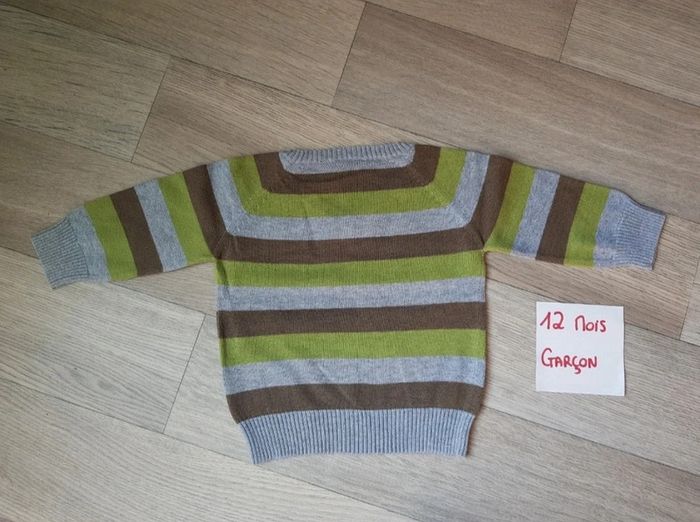 Pull IKKS 12 mois Garçon - photo numéro 2