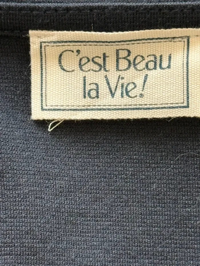 Robe casual bleu marine – C’est Beau la Vie – Taille 1 (M) - photo numéro 4