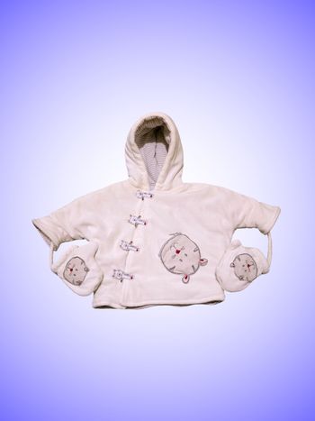 Manteau Bébé Blanc 1 mois Petit Kimbaloo