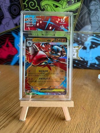 Mega lucario 029/063 ex grade 10 