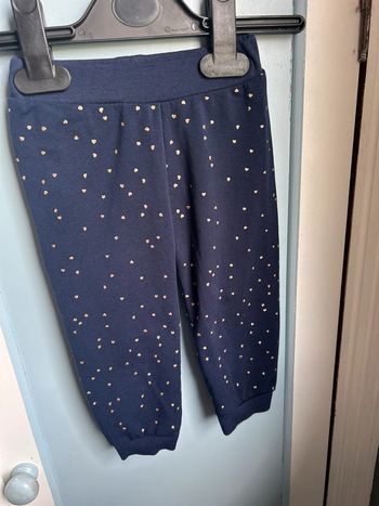 Sarouel bleu , étoiles dorées, 12 mois