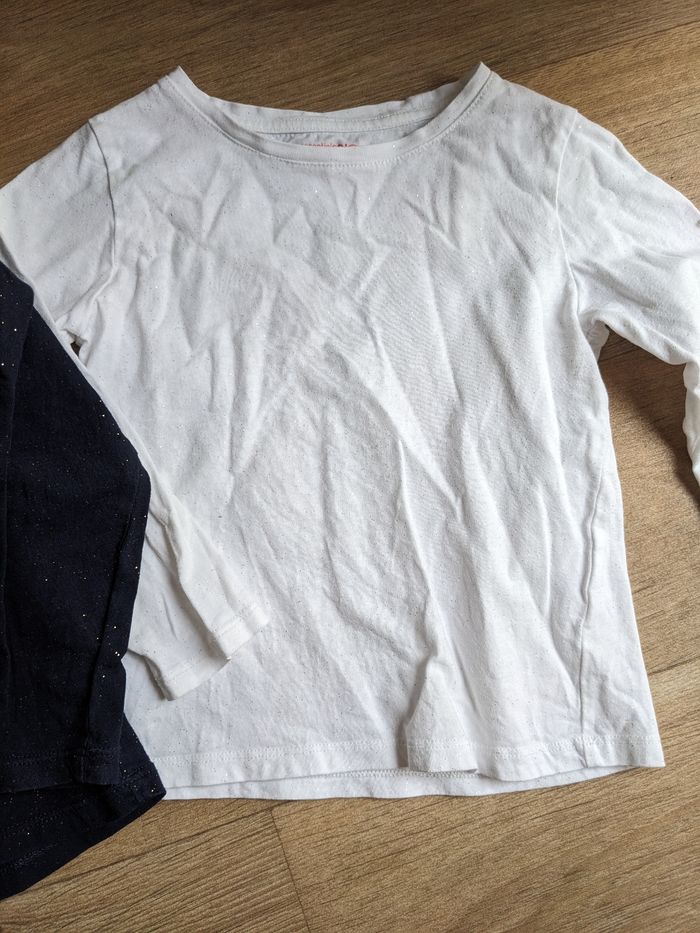 Lot de Lot de 2 t shirts coton bio monoprix 4-5 ans - photo numéro 3