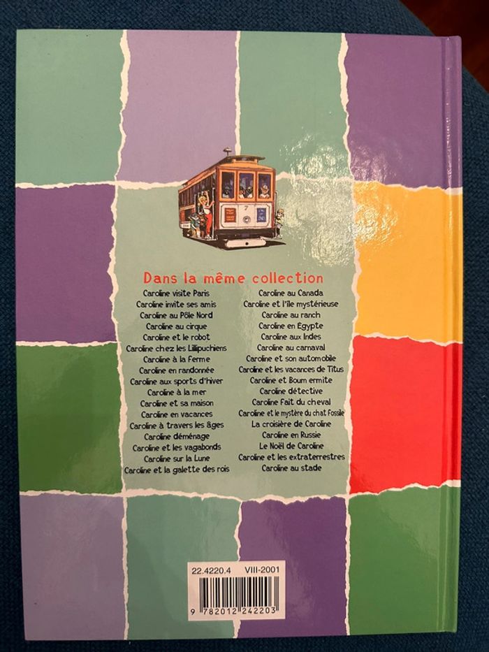 Livre bord coloré rare collection Caroline en Amérique bd album Pierre Probst Hachette - photo numéro 2