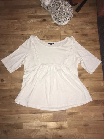 T-shirt blanc cassé kiabi 42/44