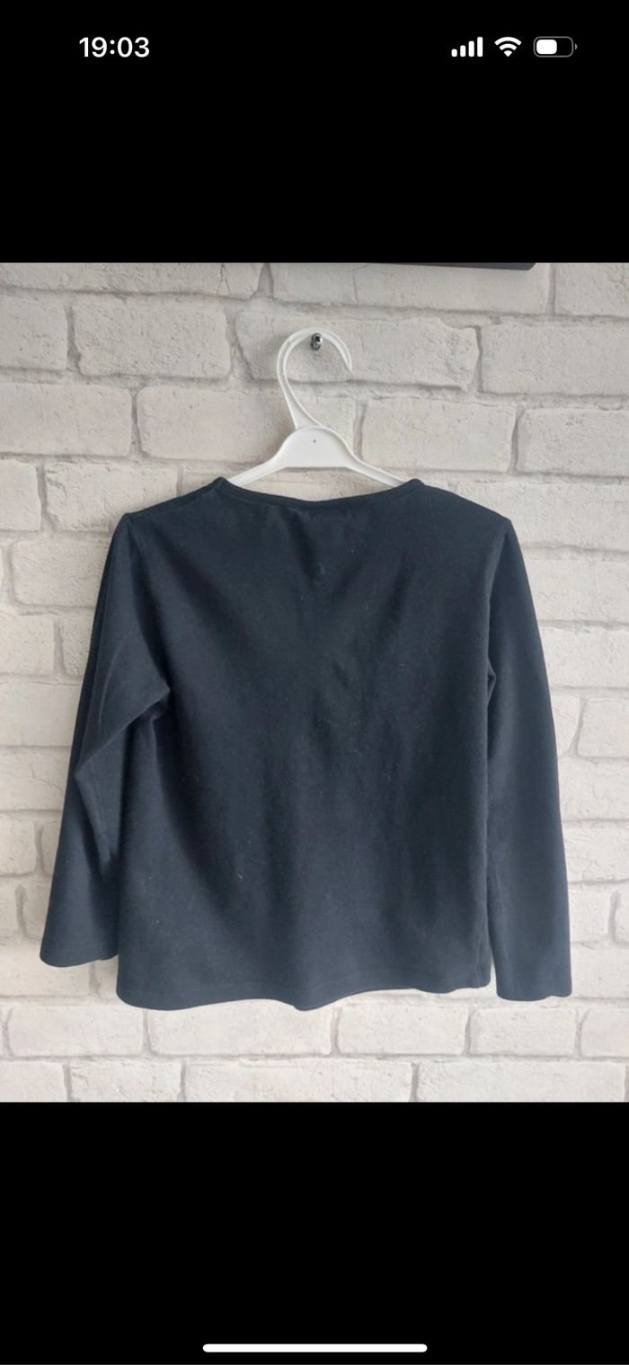 Tee-shirt manches longues Disney taille 6 ans - photo numéro 2