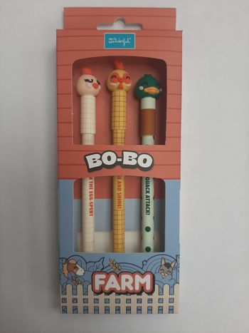 Lot de 3 stylos effaçables Mr Wonderful