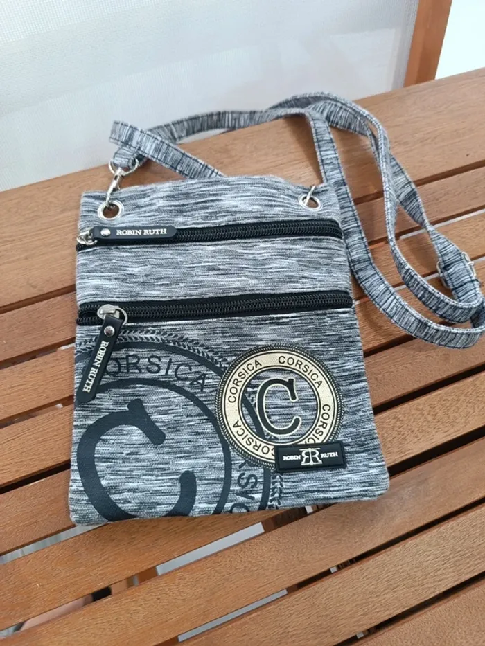 Petit sac bandoulière Corsica grise