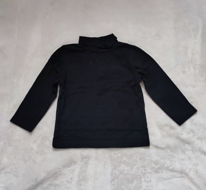 Sous pull noir kimbaloo taille 18 mois