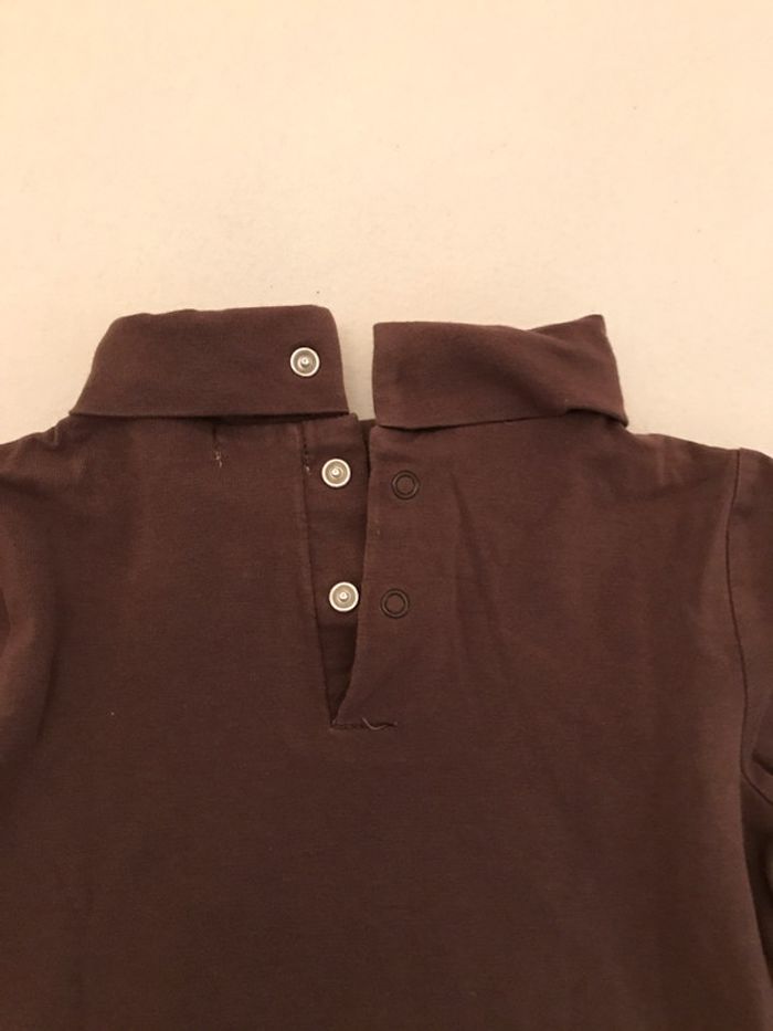 Sous-Pull col roulé Marron OBAÏBI - photo numéro 3