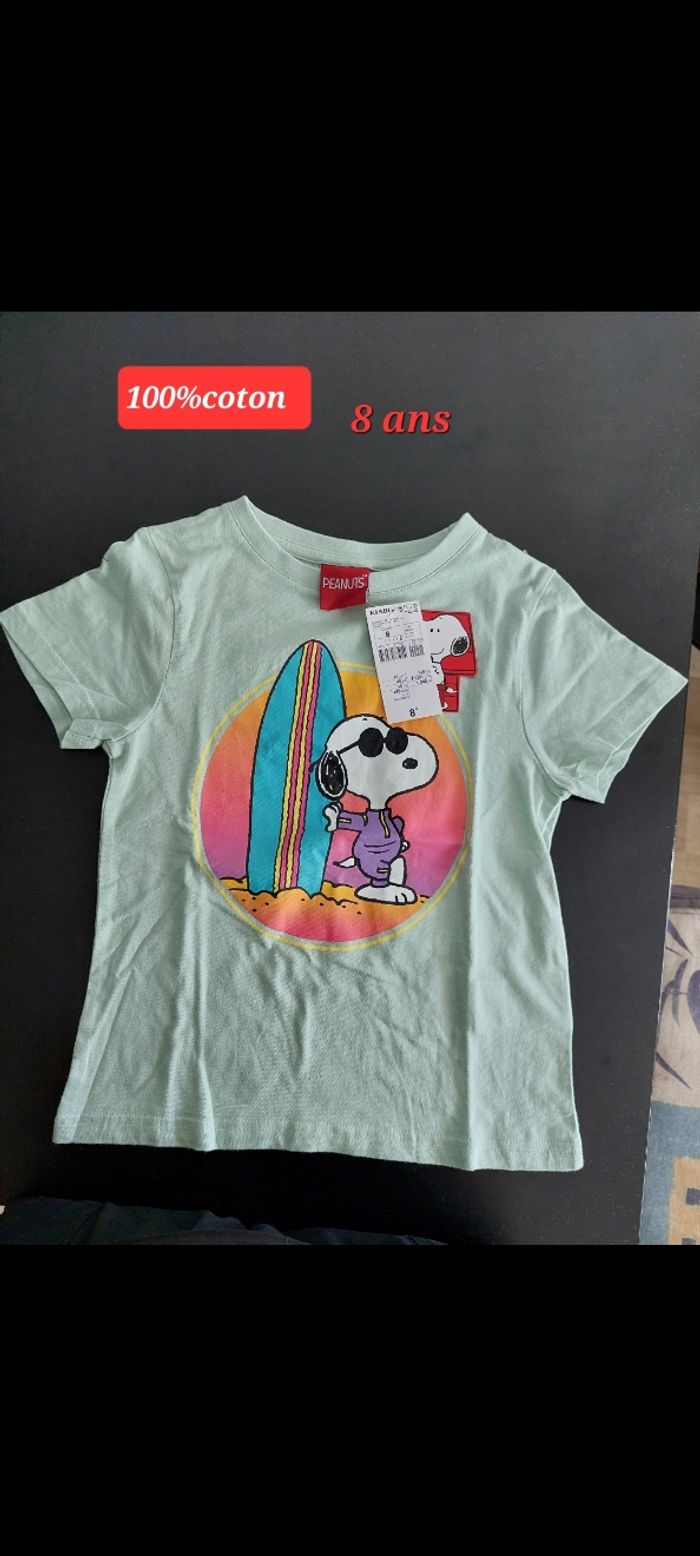 T-shirt Snoopy garçon 8ans