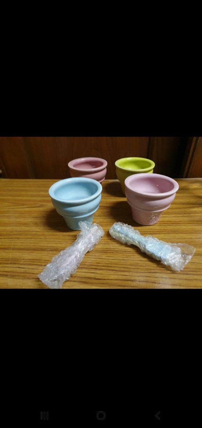 Petit pot pour glace neuf