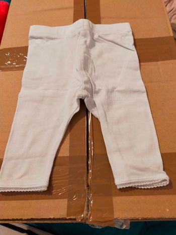 Legging blanc 3 mois