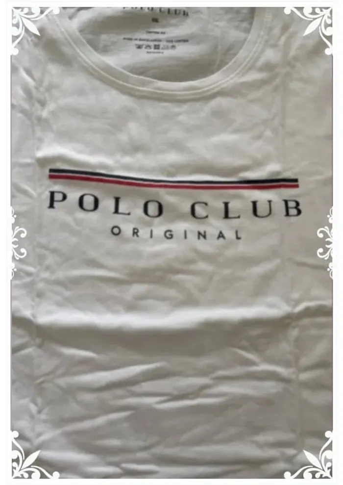 T-shirt blanc Polo Club Original – Taille XXL - photo numéro 3