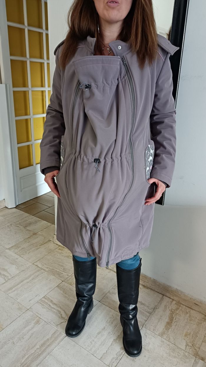 Manteau de portage et grossesse 4 en 1 Liliputi - photo numéro 1