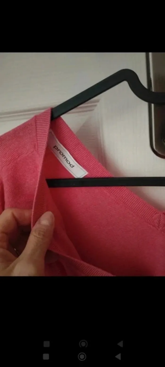 Pull rose réversible Promod 36 - photo numéro 7
