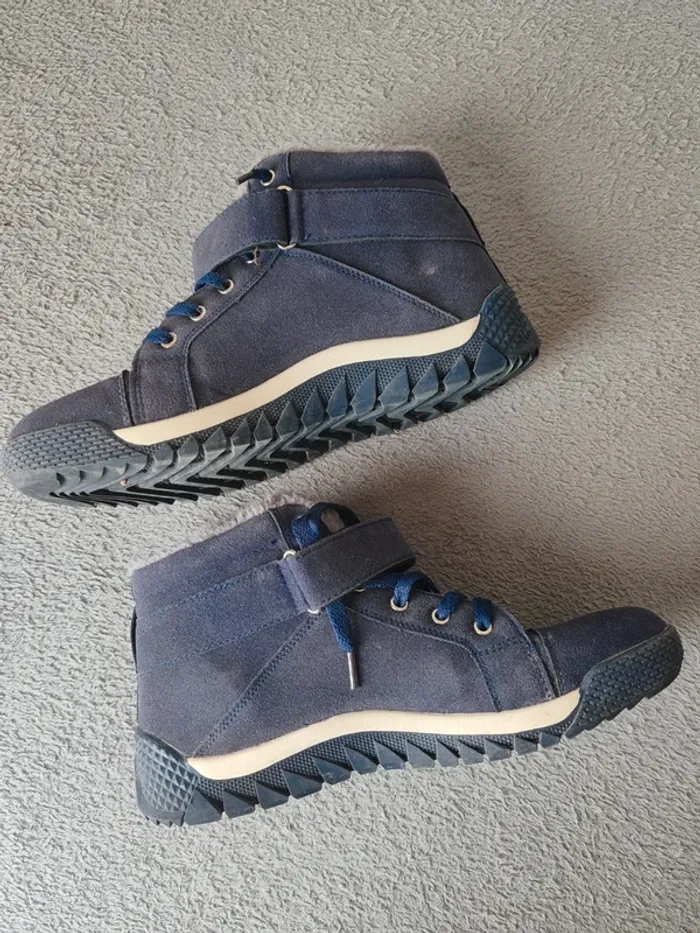 Baskets montantes « Fashion Sport » bleues fourrées – Taille 42 - photo numéro 2