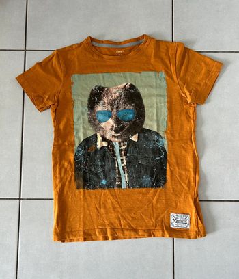 Tee shirt Name It jaune moutarde 12 ans
