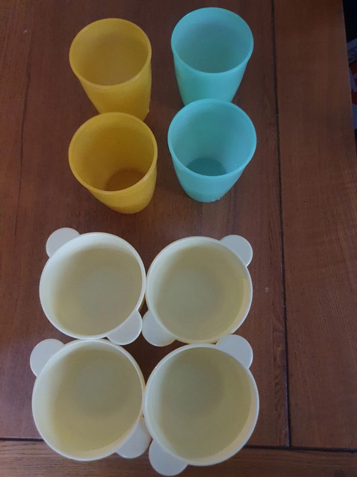 Lot verres et tasses vintage