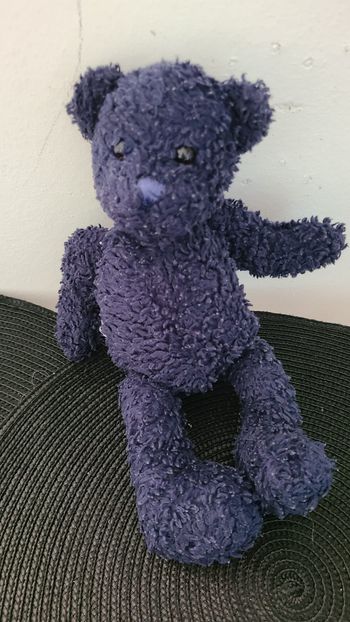 doudou ours bleu gund