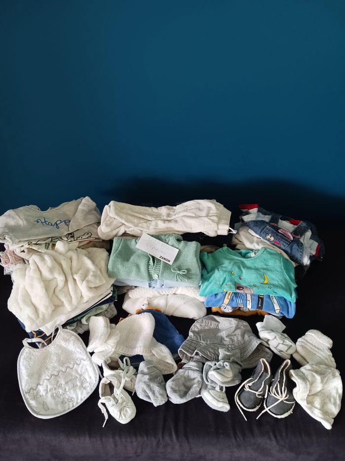Vends lot vêtements garçon de 0 à 36mois - 318 pièces - photo numéro 2