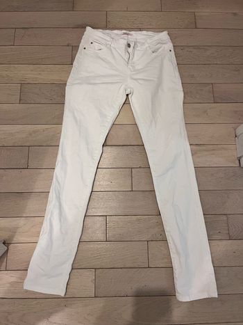 Pantalon jean blanc