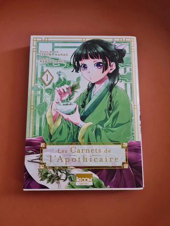 Les carnets de l'apothicaire - tome 1 - comme neuf